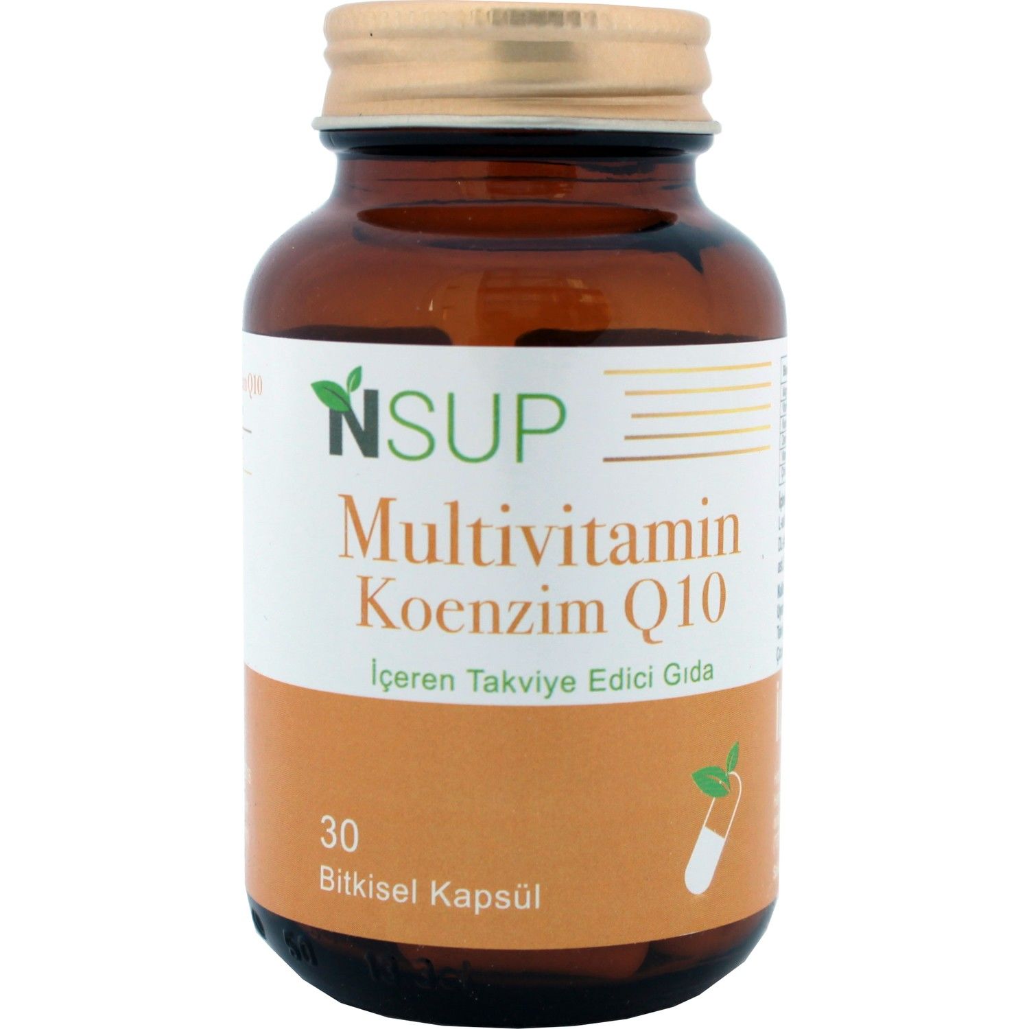 NSUP Multivitamin & Mineral Co-Q10 30 V-Kapsül - Eski Ambalaj