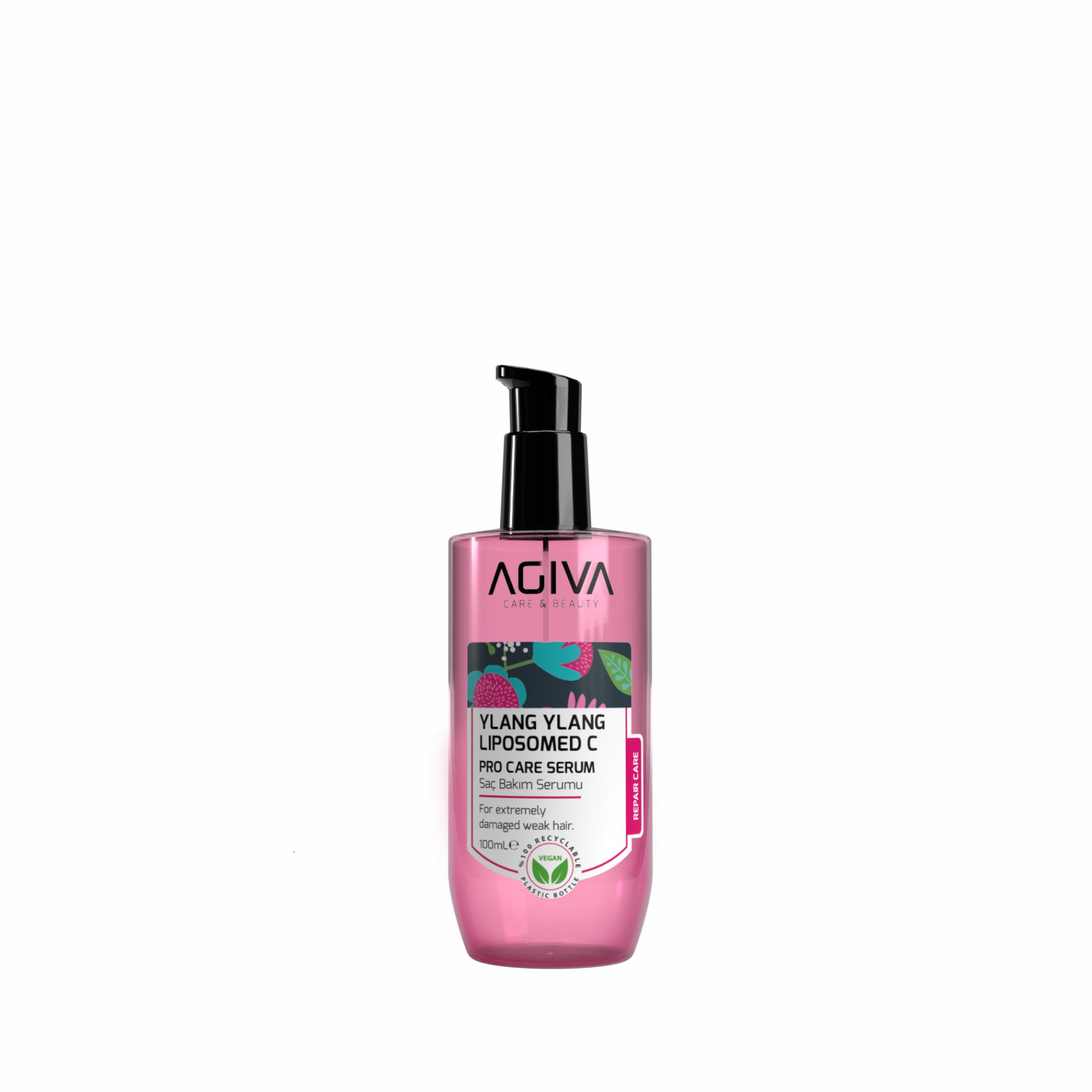 Agiva Ylang Ylang Liposom C Onarıcı Bitkisel Bakım Saç Bakım Serumu 100 ml