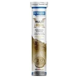 Dr. Wagner Multi Gold Multivitamin Mineral 20 Efervesan Tablet