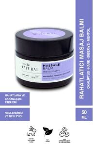Let's Be Natural Masaj Balmı Mentol İçeren Rahatlatıcı Etkili Masaj Kremi 50 ml