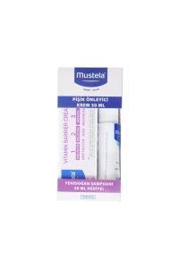 Mustela Vitamin Barrier 1.2.3 Pişik Kremi 50 ml + Yenidoğan Şampuan 50 ml Hediye