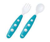 Nuk 255047 Çatal Kaşık Seti Easy - Mavi
