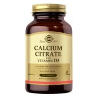 SOLGAR CALCIUM CITRATE WITH VITAMIN D3 60 TAB.