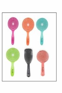 Nascita En Trend Pro 6'lı Lollipop Saç Fırçası 4 Renk + Pro 02 Üç Boyutlu Oval + Pro Üç Boyutlu Saç Fırçası 01