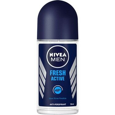 Nivea Men Fresh Active Roll On 50 ml + Roll On 25 ml