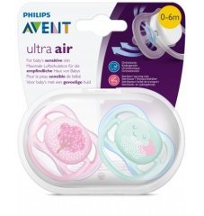 Avent Ultra Air Emzik 0-6 ay Kız - Desenli