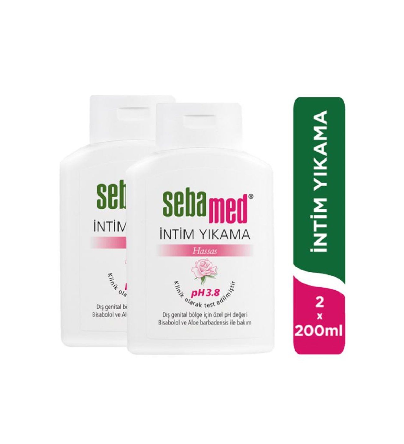 Sebamed İntim 3,8 Likit Genital Bölge Temizleyici 200 ml - 2 Adet