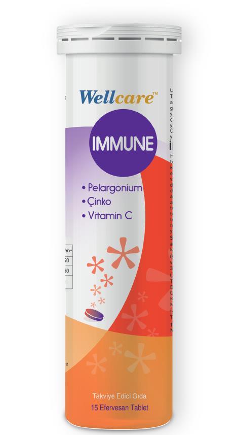 Wellcare İmmune 15 Efervesan Tb
