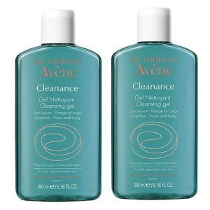 Avene Cleanance Yağlı ve Akneli Ciltler İçin Temizleme Jeli 2x200ml