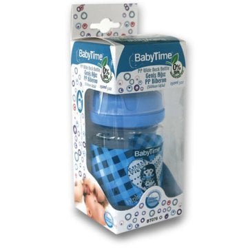 Babytime Geniş Ağız PP Biberon 150ml 0-6 Ay BT076