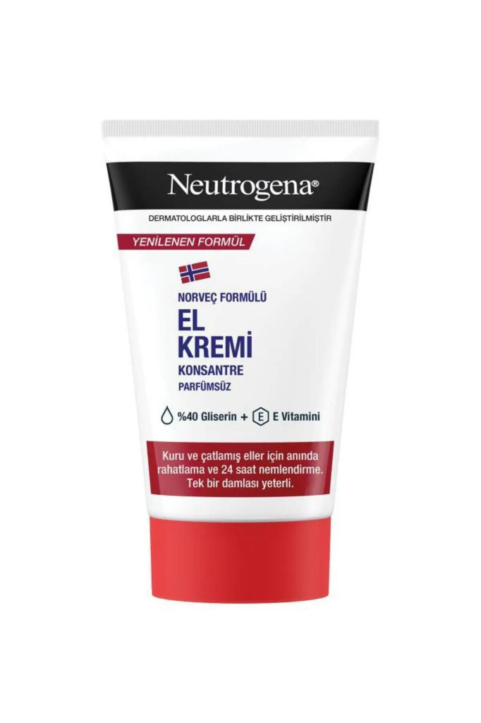 Neutrogena Konsantre Formül Parfümsüz El Kremi 50 ml