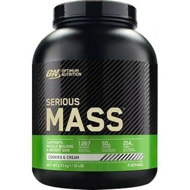Optimum Nutrition Serious Mass Kurabiye Aromalı 2727 gr