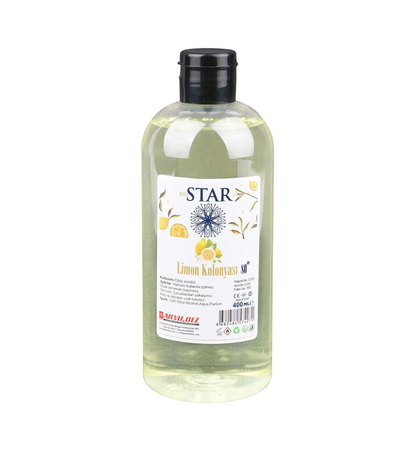 Biostar Kolonya 400 ml - 15 Adet