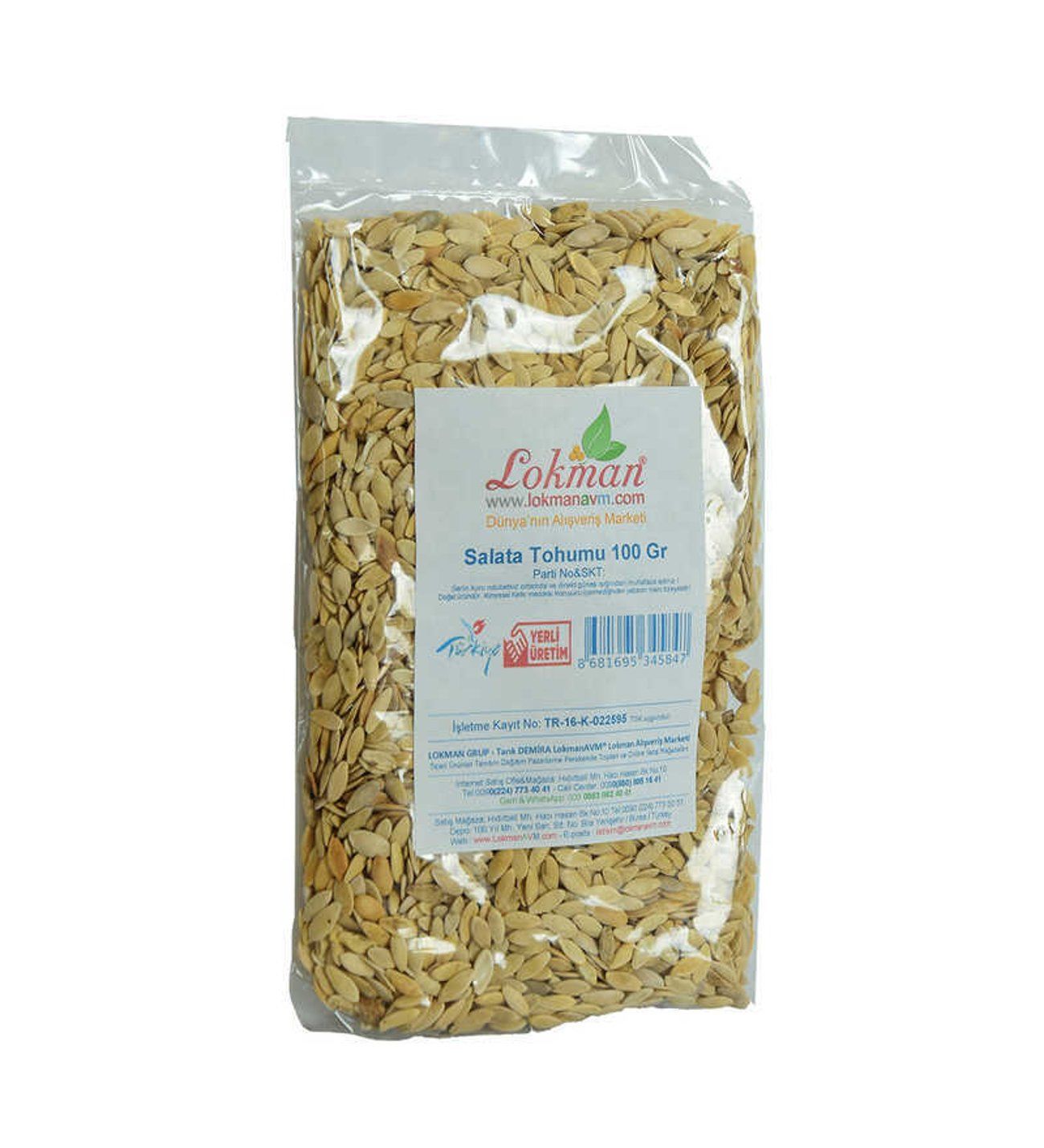 Lokmanavm Salata Tohumu Doğal 100 gr