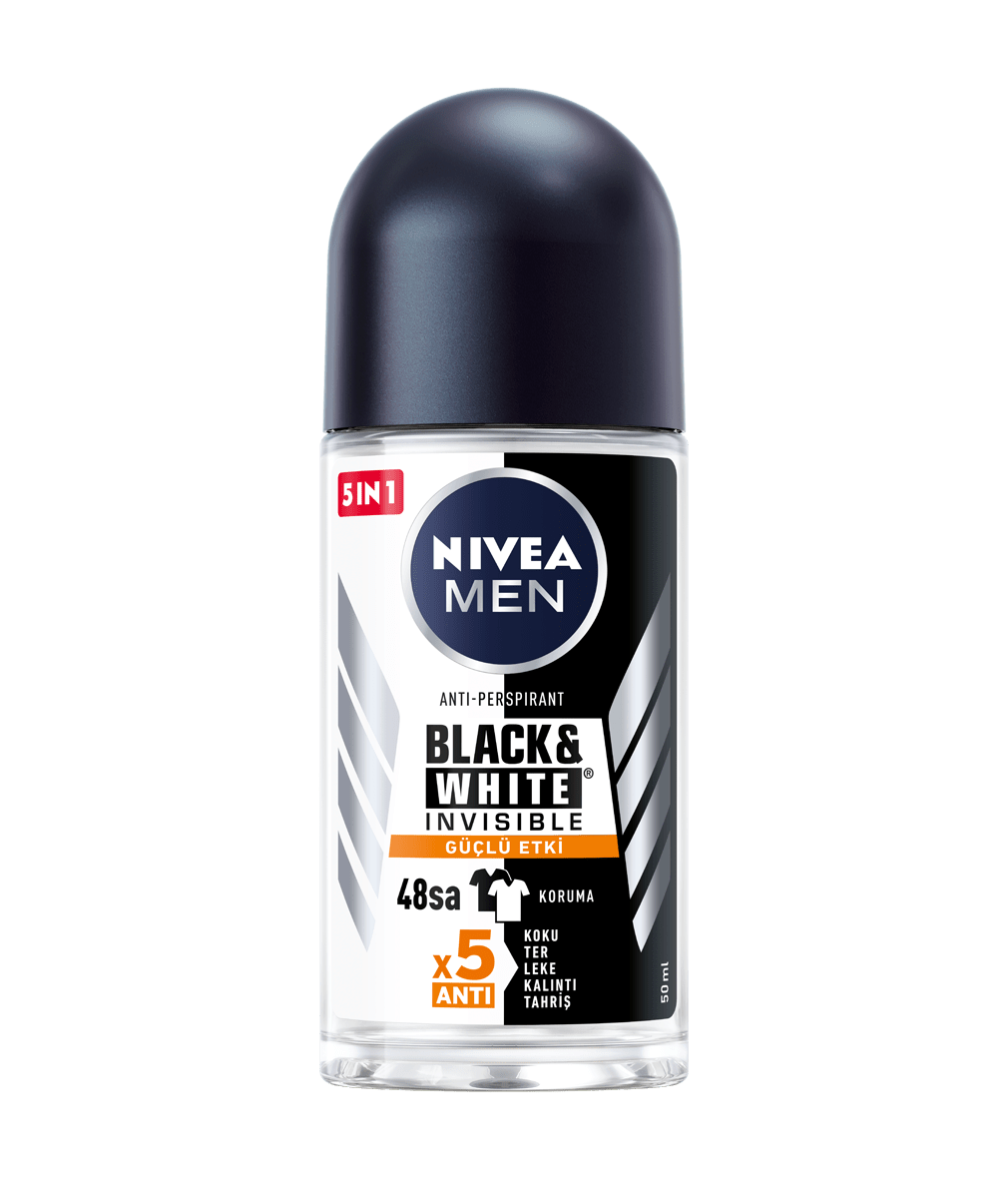 Nivea Men Black & White Original Roll-On Deo 2'li 50+25 ml