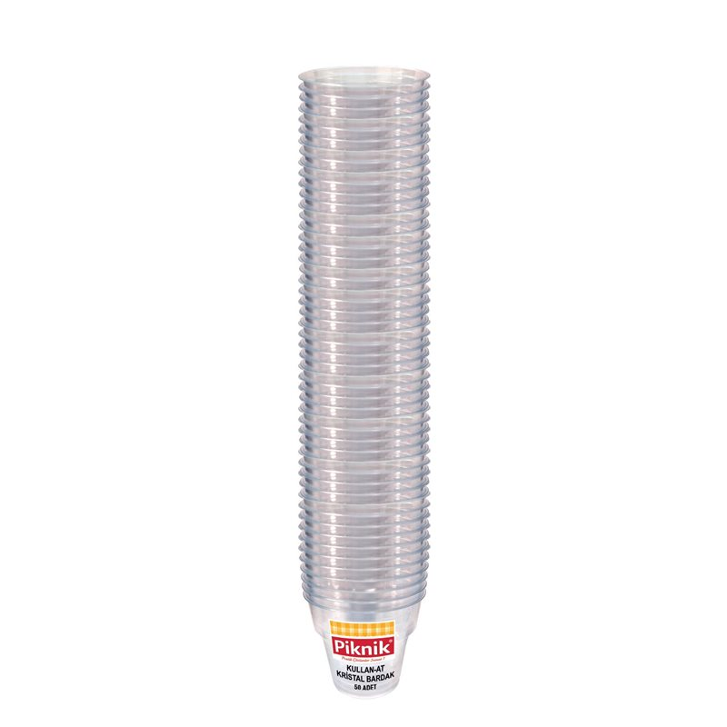 Piknik KullanAt Kristal Bardak 10'Lu Renkli 1443P
