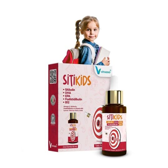 Sitikids Sitikolin Omega3 Damla 50 ml