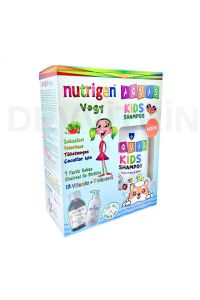 Nutrigen Vegy Şurup 200 ml + Aquas Kids Şampuan 250 ml Hediyeli