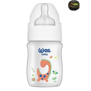 Wee 959 Safari PVC Biberon Geniş Ağızlı 0-6 Ay 150 ml