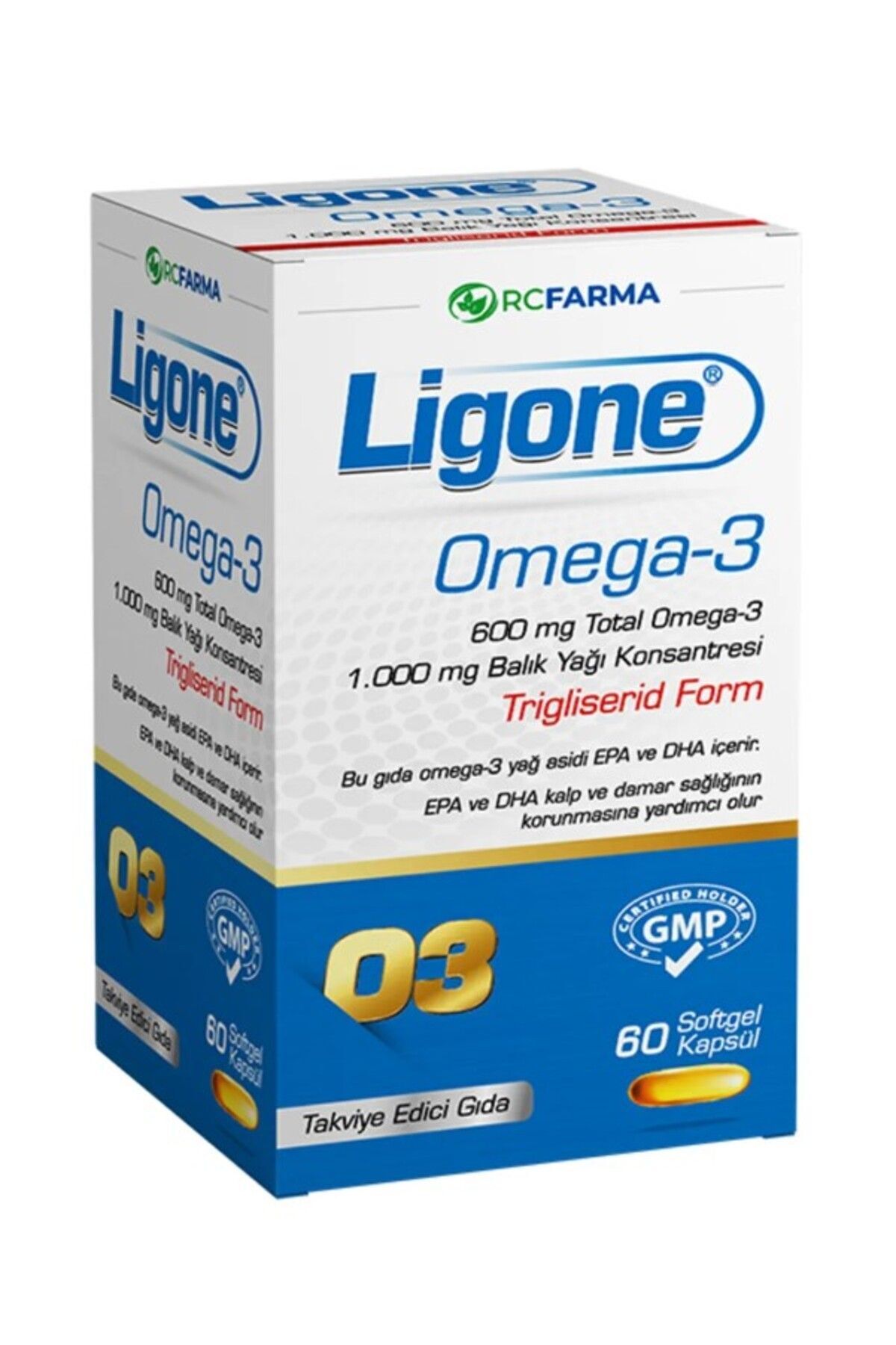 Ligone Omega 3 1000 mg 60 Kapsül