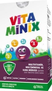 Vitaminix Multivitamin Multimineral ve Kara Mürver Şurubu 150 ml - 3 Adet