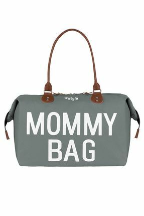 Stylo Mommy Bag Usa Anne Bebek Bakım ve Kadın Çantası - Gri