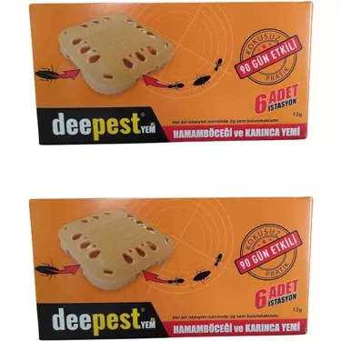 Deepest Hamamböceği ve Karınca Yemi İstasyon 6'lı