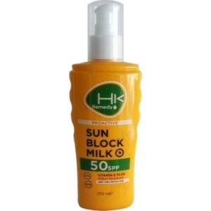 Hk Remedy Sun Block Milk Güneş Kremi SPF50 200 ml