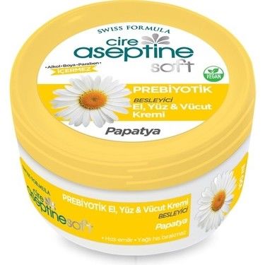 Cire Aseptine Soft Prebiyotik Papatya El Yüz ve Vücut Kremi 300 ml