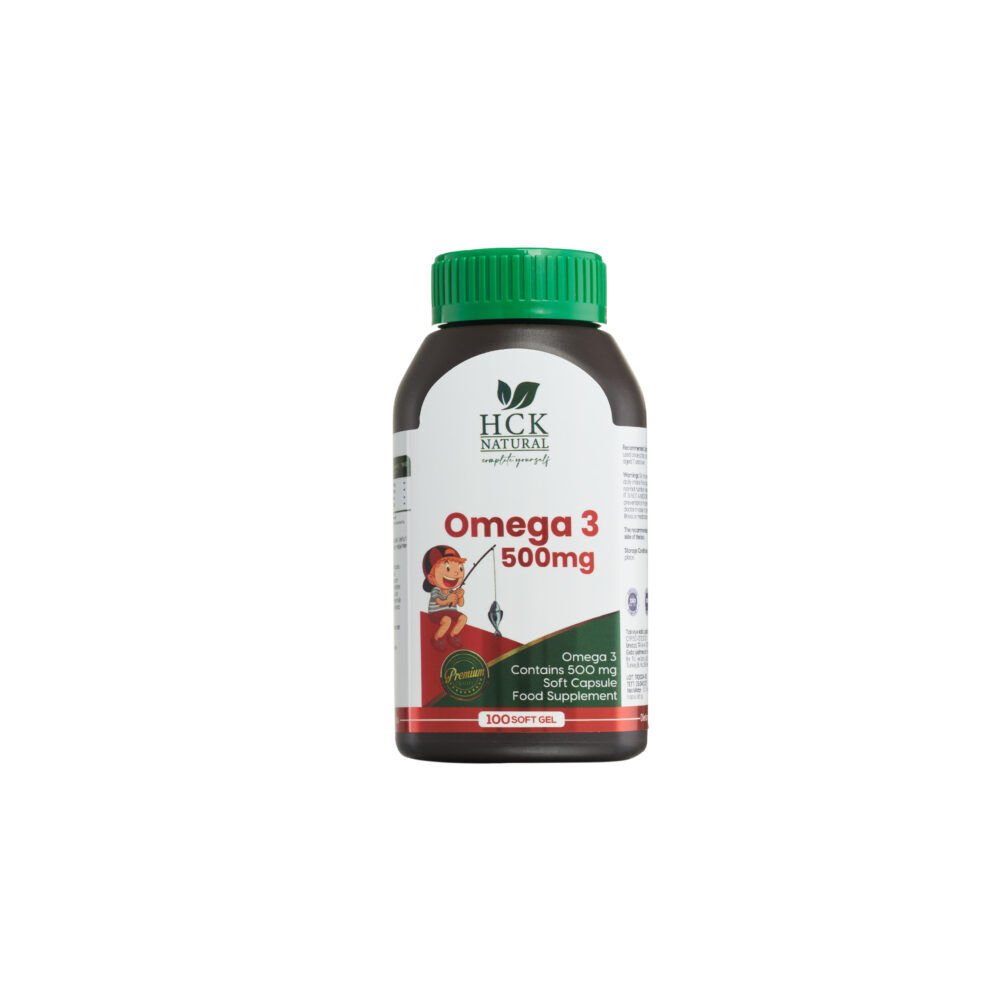 Hck Natural Çocuklara Özel Omega 3 500 mg Balık Yağı 100 Kapsül