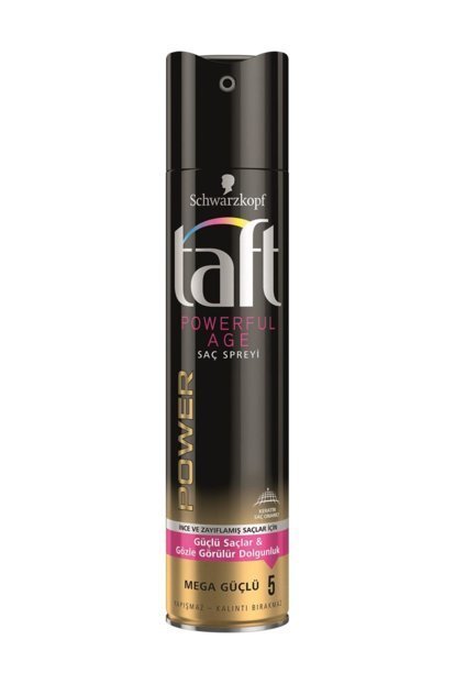Taft Saç Spreyi 250Ml Powerful Age Meg.Güç.
