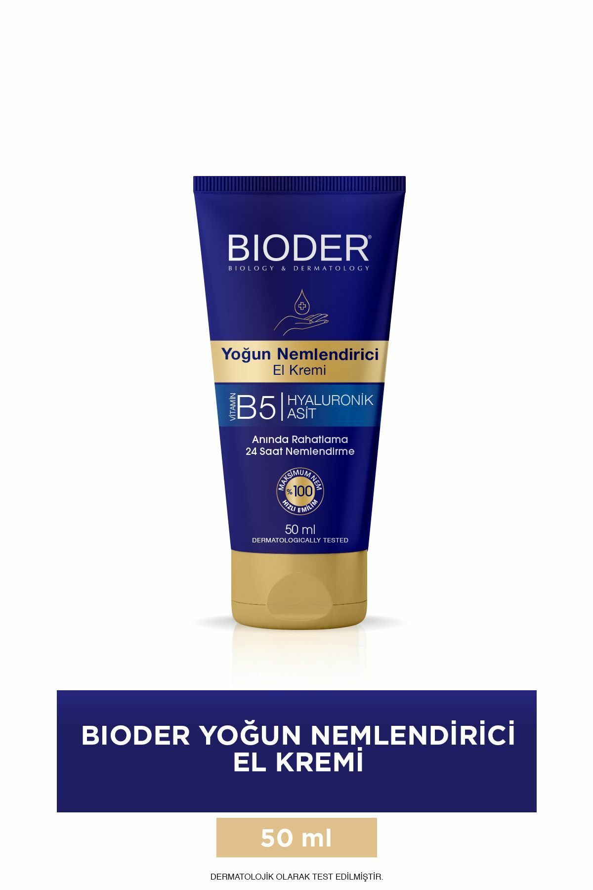 Bioder Yoğun Nemlendiricili El Kremi 50 ml