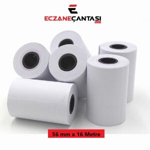 Eczaneler İçin Pos Rulosu 56 mmx16 metre 10 lu 1 Paket