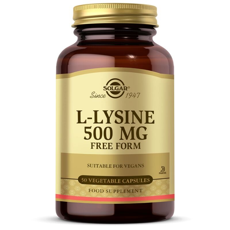 SOLGAR L-LYSINE 500 MG 50 CAP.