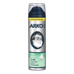 Arko Klasik Hassas Ciltler İçin Tıraş Köpüğü 200 ml