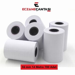 Eczaneler İçin Pos Rulosu 56 mmx14 metre 700 Adet
