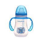 Baby Time Damla Akıtmaz Kulplu Bardak 250 ml - Mavi