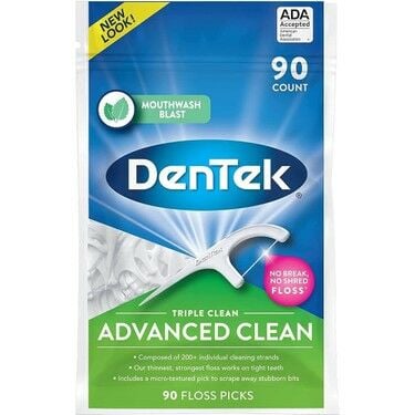 Dentek Triple Clean Floss Picks Fresh Mint 90'lı