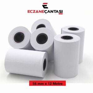 Eczaneler İçin Pos Rulosu 56 mmx12 metre 10 lu 1 Paket