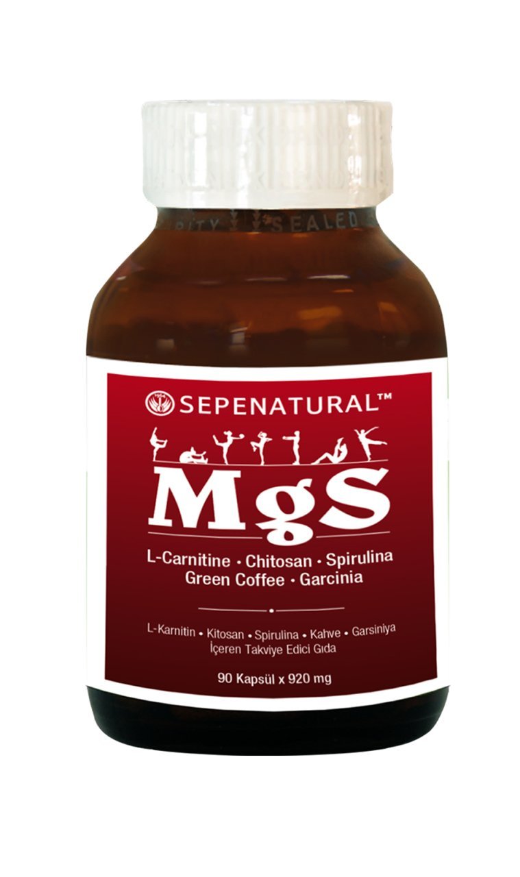 MGS L-Karnitin Çitosan Spirulina Kahve Garsiniya 90 Kapsül 920 mg