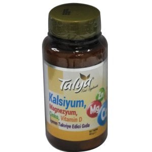 Talya Calcium Magnesium Zinc 60 Tablet