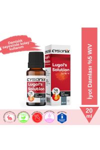Cysonix Lugol's Solution %5 İyot Damla 100 ml