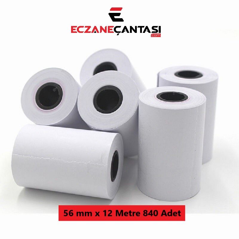 Eczaneler İçin Pos Rulosu 56 mmx12 metre 840 Adet