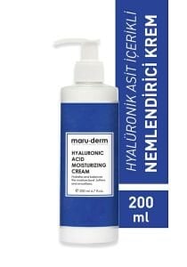 Maruderm Hyalüronik Asit Nemlendirici Yüz ve Vücut Cilt Bakım Kremi 200 ml