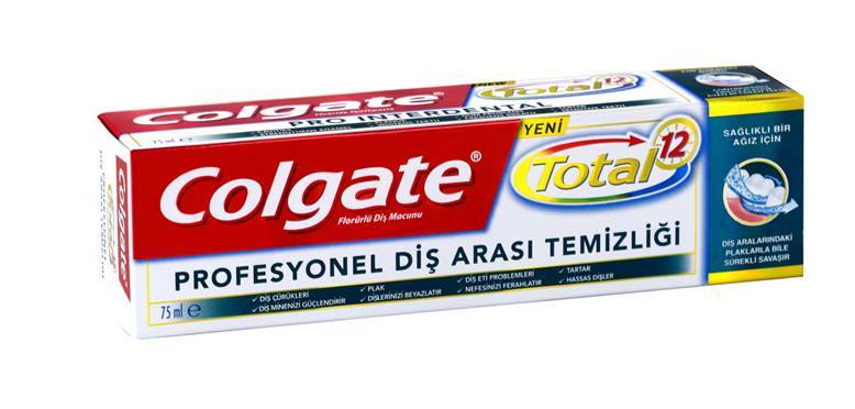 COLGATE TOTAL DIS ARASI TEMIZLIK MACUNU 75 ML