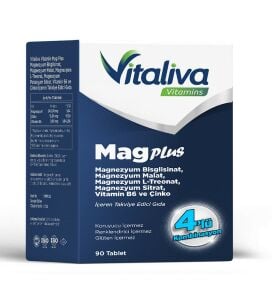 Vitaliva Vitamins Magplus 90 Tablet