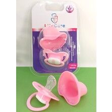 Life Care Baby Koruma Kapaklı Damaklı Ortodontik Emzik 1 Numara 0-6 Ay Pembe
