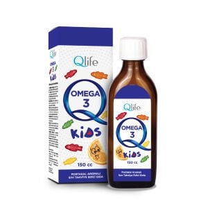 Qlife Omega 3 Kids Çocuklar İçin Şurup 150 ml- 3 Adet