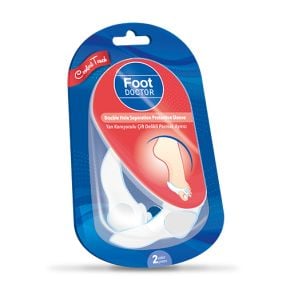 Foot Doctor Yan Koruyuculu Çift Delikli Parmak Ayırıcı