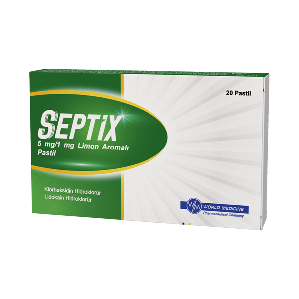Septix Limon Aromalı 20 Pastil